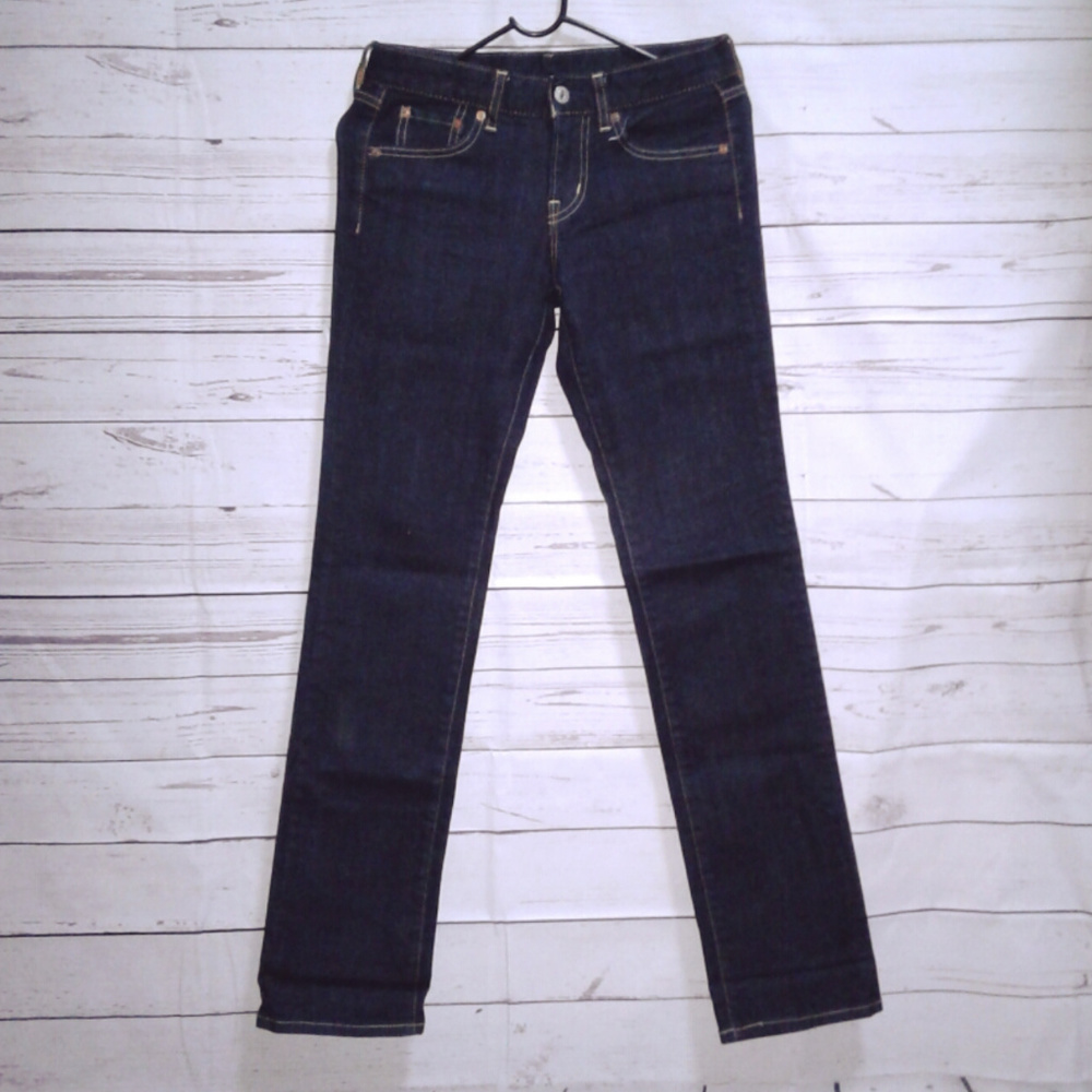 Uniqlo Dark Blue Denim Jeans Size 0